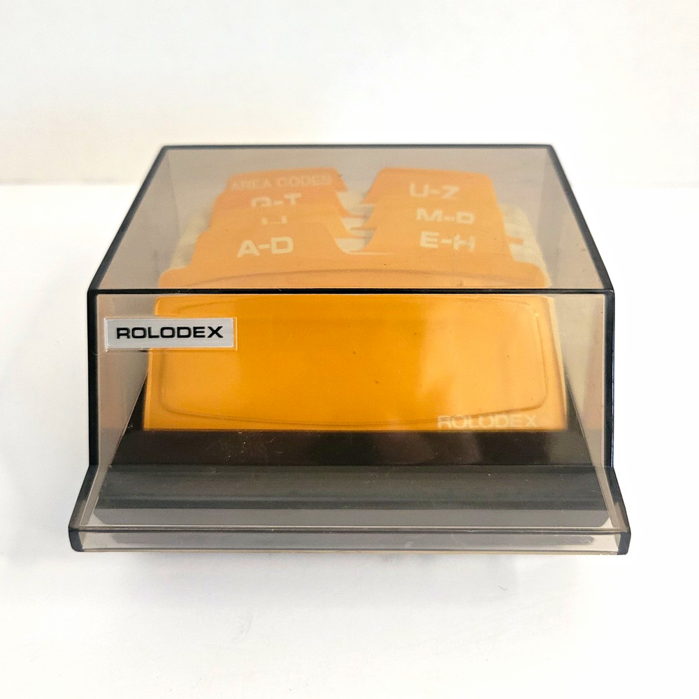 Vintage Rolodex "Petite" Model S-300C Desktop Card File Organizer-New Old Stock